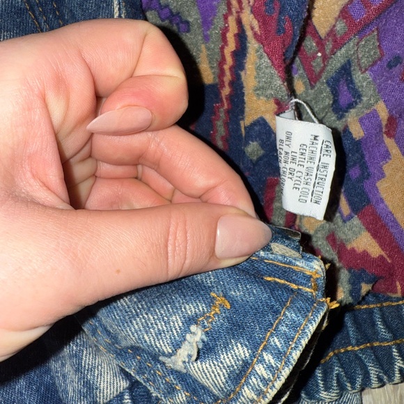 Vintage Gitano Multicolor Patterned Outerwear - Picture 7 of 12